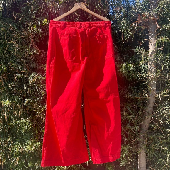 Big Bud Press red bell bottoms, worn once size M - Picture 3 of 4